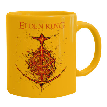 Elden Ring, Ceramic coffee mug yellow, 330ml