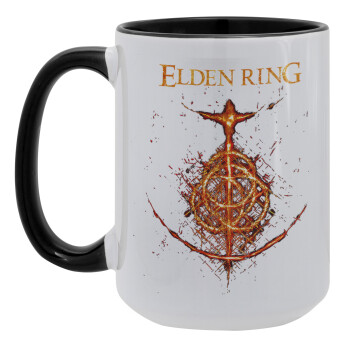 Elden Ring, Κούπα Mega 15oz, κεραμική Μαύρη, 450ml
