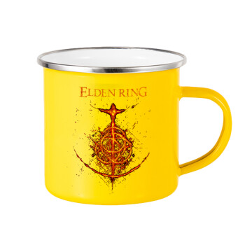 Elden Ring, Κούπα Μεταλλική εμαγιέ Κίτρινη 360ml