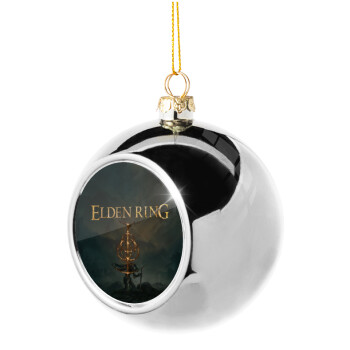 Elden Ring, Χριστουγεννιάτικη μπάλα δένδρου Ασημένια 8cm