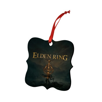 Elden Ring, Χριστουγεννιάτικο στολίδι polygon ξύλινο 7.5cm