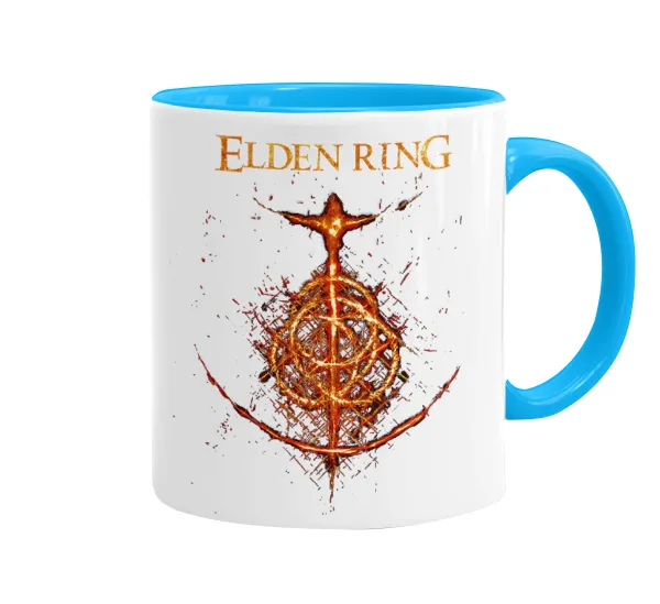 Elden Ring — Mug colored light blue, ceramic, 330ml