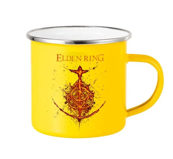Elden Ring — Yellow Enamel Metallic Cup 360ml