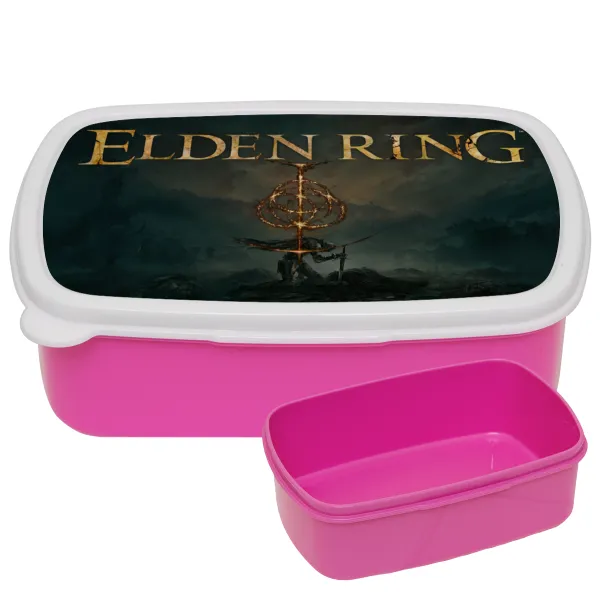 Elden Ring — PINK kids' plastic lunch box (BPA-free), L18 x W13 x H6cm