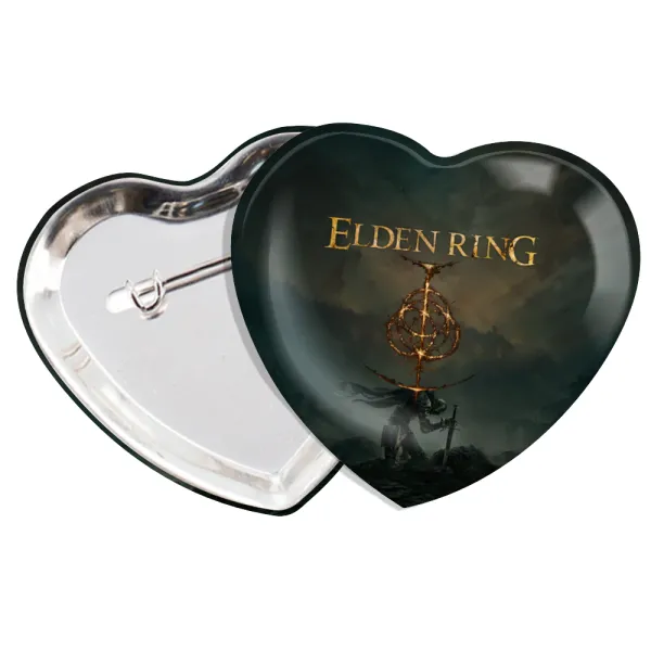 Elden Ring — Heart pin badge (57x52mm)