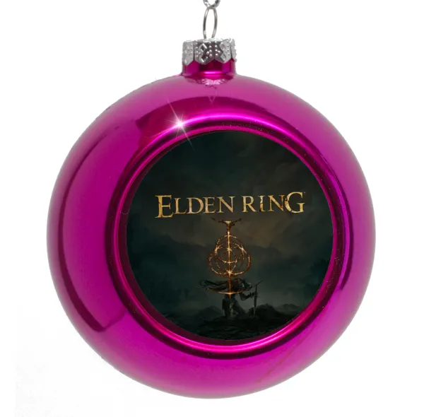 Elden Ring — Purple Christmas tree ornament bauble 8cm