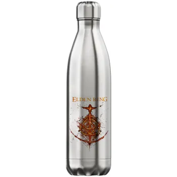 Elden Ring, Μεταλλικό παγούρι θερμός Inox (Stainless steel), διπλού τοιχώματος, 750ml