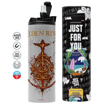 Elden Ring, Tumbler stainless steel GREY 600ml