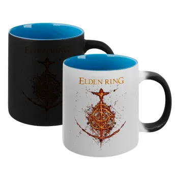 Elden Ring, Κούπα Μαγική εσωτερικό μπλε, κεραμική 330ml που αλλάζει χρώμα με το ζεστό ρόφημα