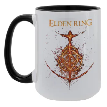 Elden Ring, Κούπα Mega 15oz, κεραμική Μαύρη, 450ml