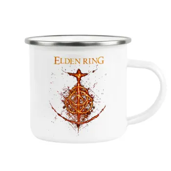 Elden Ring, Κούπα Μεταλλική εμαγιέ λευκη 360ml