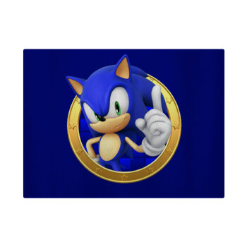 Sonic the hedgehog, Επιφάνεια κοπής γυάλινη (38x28cm)