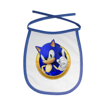 Sonic the hedgehog, Σαλιάρα μωρού αλέκιαστη με κορδόνι Μπλε