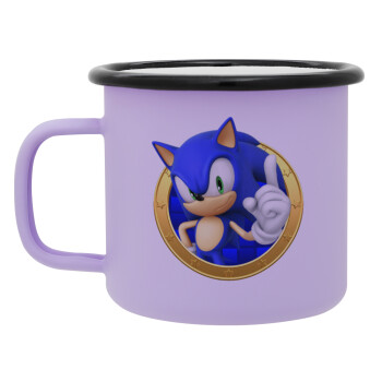 Sonic the hedgehog, Κούπα Μεταλλική εμαγιέ ΜΑΤ Light Pastel Purple 360ml