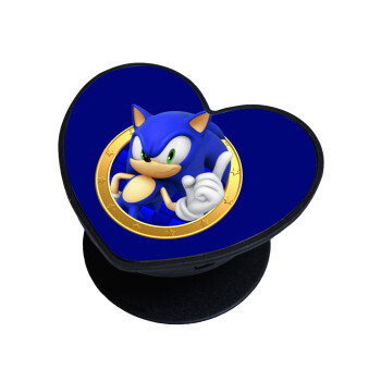 Sonic the hedgehog, Phone Holders Stand  καρδιά Μαύρο Βάση Στήριξης Κινητού στο Χέρι
