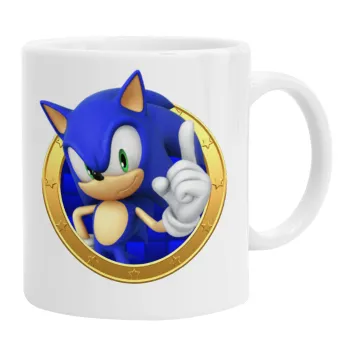 Sonic the hedgehog, Ceramic coffee mug, 330ml