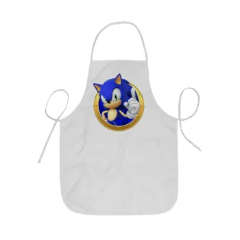 Sonic the hedgehog, Ποδιά Σεφ ολόσωμη κοντή  Παιδική (44x62cm)