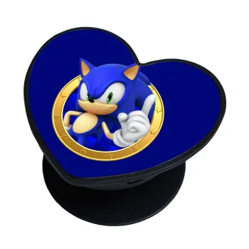 Sonic the hedgehog, Phone Holders Stand  καρδιά Μαύρο Βάση Στήριξης Κινητού στο Χέρι
