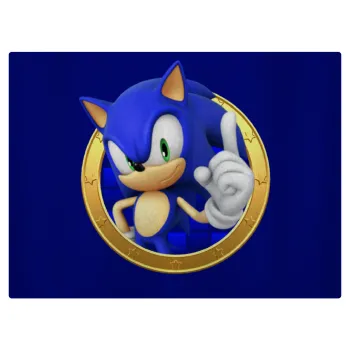 Sonic the hedgehog, Επιφάνεια κοπής γυάλινη (38x28cm)