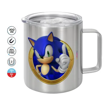 Sonic the hedgehog, Κούπα Ανοξείδωτη διπλού τοιχώματος 300ml