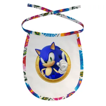 Sonic the hedgehog, Σαλιάρα μωρού αλέκιαστη με κορδόνι Χρωματιστή