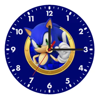 Sonic the hedgehog, Ρολόι τοίχου ξύλινο (20cm)