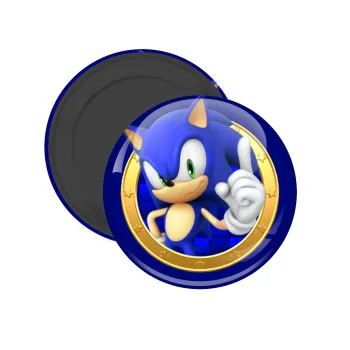 Sonic the hedgehog, Μαγνητάκι ψυγείου στρογγυλό διάστασης 5cm