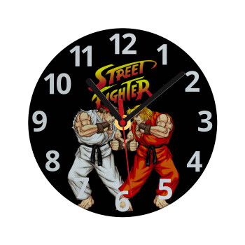 Street fighter, Ρολόι τοίχου γυάλινο (20cm)