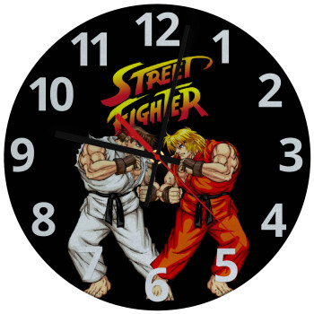 Street fighter, Ρολόι τοίχου γυάλινο (30cm)