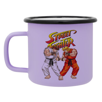 Street fighter, Κούπα Μεταλλική εμαγιέ ΜΑΤ Light Pastel Purple 360ml