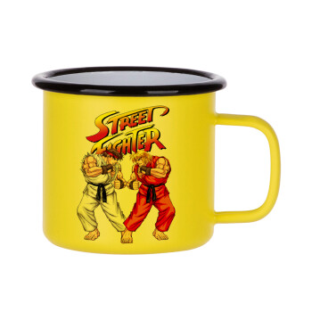 Street fighter, Metallic enamel MATT Yellow cup 360ml