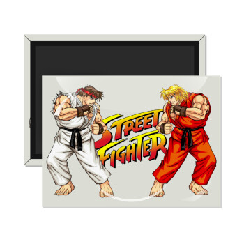 Street fighter, Ορθογώνιο μαγνητάκι ψυγείου διάστασης 9x6cm