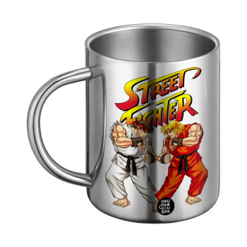 Street fighter, Ανοξείδωτη Μεταλλική Κούπα 450ml - Διπλού Τοιχώματος