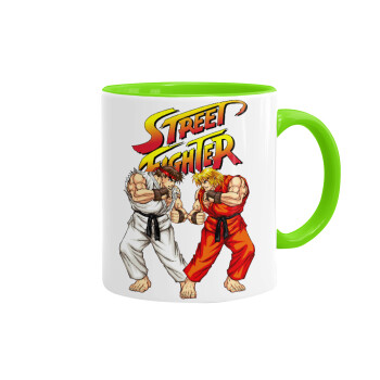 Street fighter, Κούπα χρωματιστή βεραμάν, κεραμική, 330ml