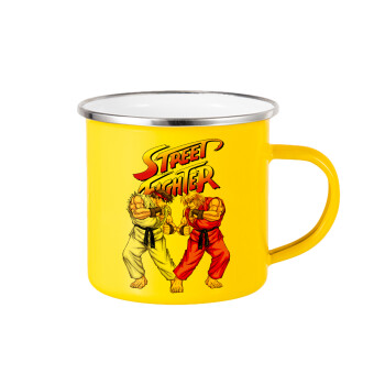 Street fighter, Yellow Enamel Metallic Cup 360ml