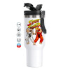 Mega Stainless steel Tumbler with lid, double wall 1,2L