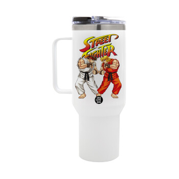 Street fighter, Mega Stainless steel Tumbler with lid, double wall 1,2L