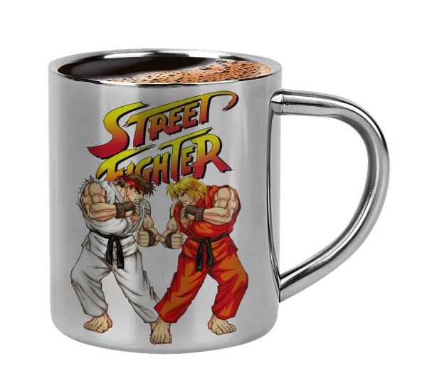Street fighter — Κουπάκι μεταλλικό διπλού τοιχώματος για espresso (220ml)