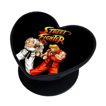 Street fighter, Phone Holders Stand  καρδιά Μαύρο Βάση Στήριξης Κινητού στο Χέρι