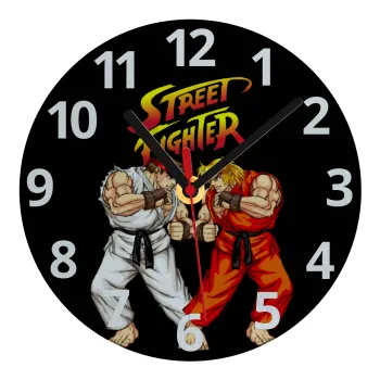 Street fighter, Ρολόι τοίχου γυάλινο (20cm)