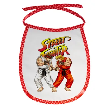 Street fighter, Σαλιάρα μωρού αλέκιαστη με κορδόνι Κόκκινη