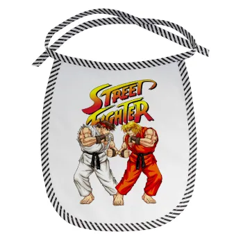 Street fighter, Σαλιάρα μωρού αλέκιαστη με κορδόνι Μαύρη