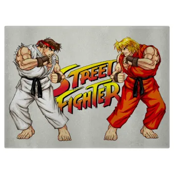 Street fighter, Επιφάνεια κοπής γυάλινη (38x28cm)