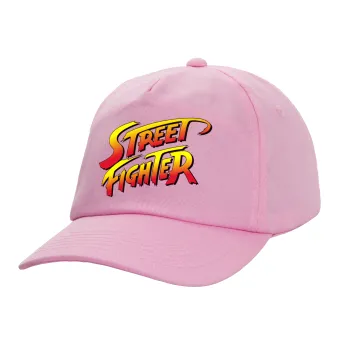 Street fighter, Adult Baseball Cap, 100% Cotton, PINK (COTTON, ADULT, UNISEX, ONE SIZE)