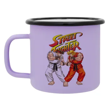 Street fighter, Κούπα Μεταλλική εμαγιέ ΜΑΤ Light Pastel Purple 360ml