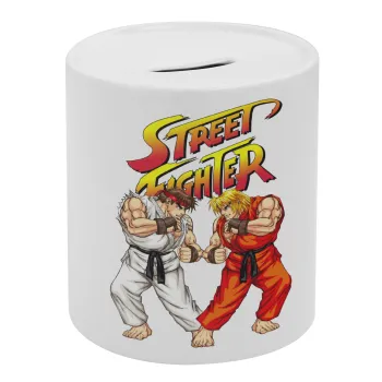 Street fighter, Κουμπαράς πορσελάνης με τάπα