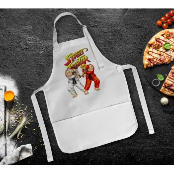 Street fighter, Ποδιά Σεφ Ολόσωμη Παιδική (με ρυθμιστικά και 2 τσέπες)