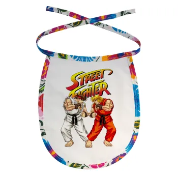 Street fighter, Σαλιάρα μωρού αλέκιαστη με κορδόνι Χρωματιστή