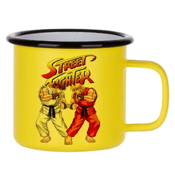 Street fighter, Metallic enamel MATT Yellow cup 360ml
