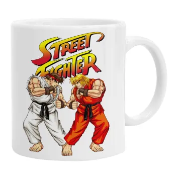 Street fighter, Ceramic coffee mug, 330ml